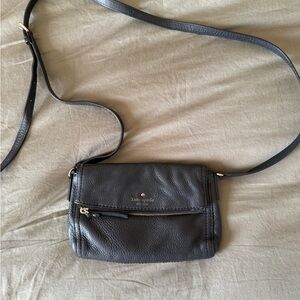 Kate Spade Black Leather Crossbody Bag